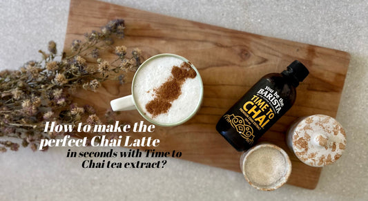How to make the perfect Chai Latte in seconds with Time to Chai tea extract?